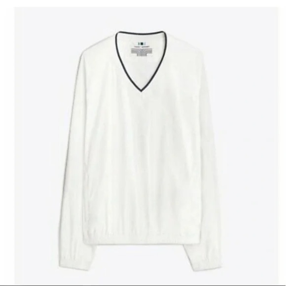 Tory Burch Sport V-Neck Windshirt